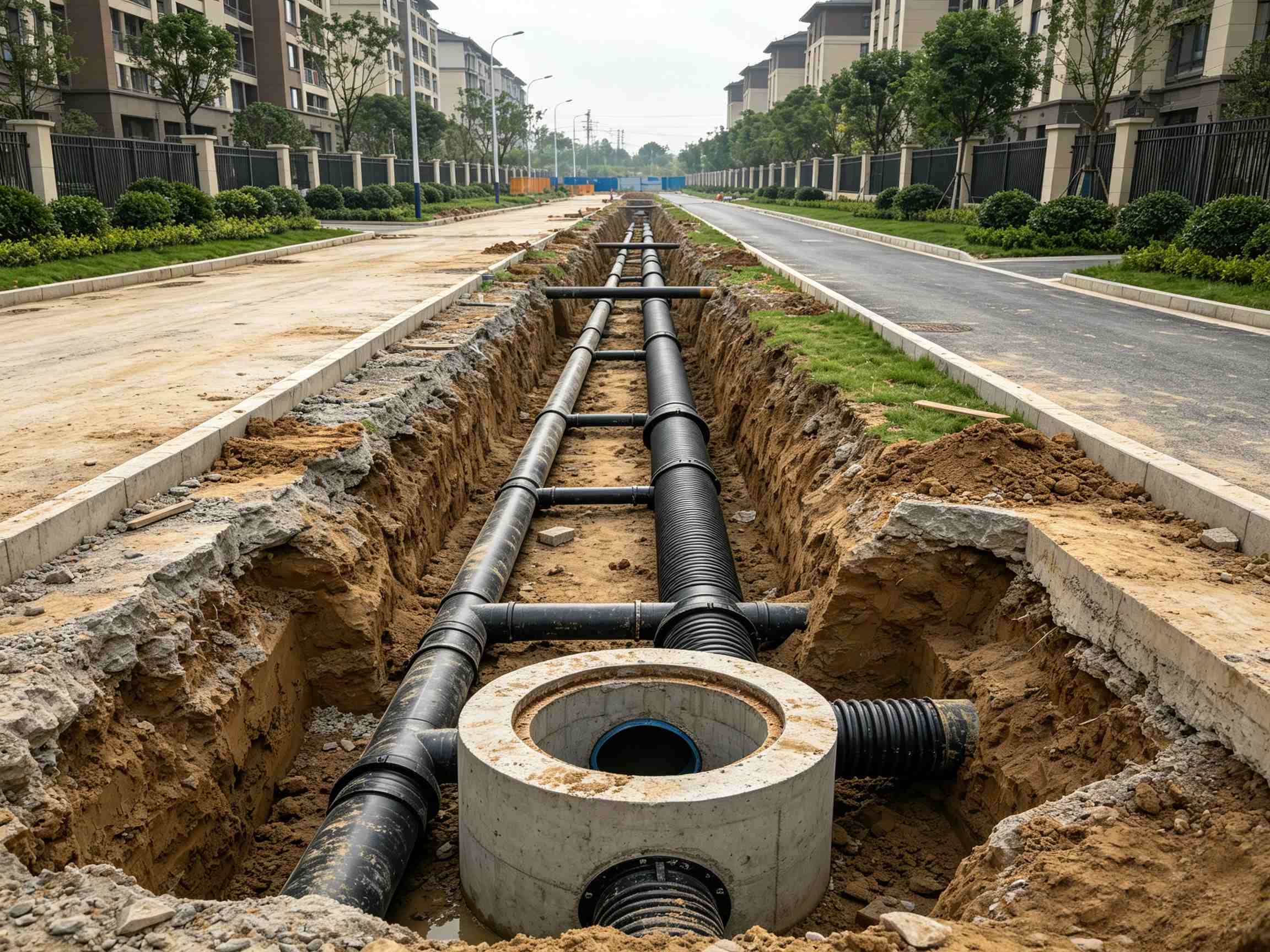 辽阳市蔡庄社区排水防涝项目（排水管网部分）