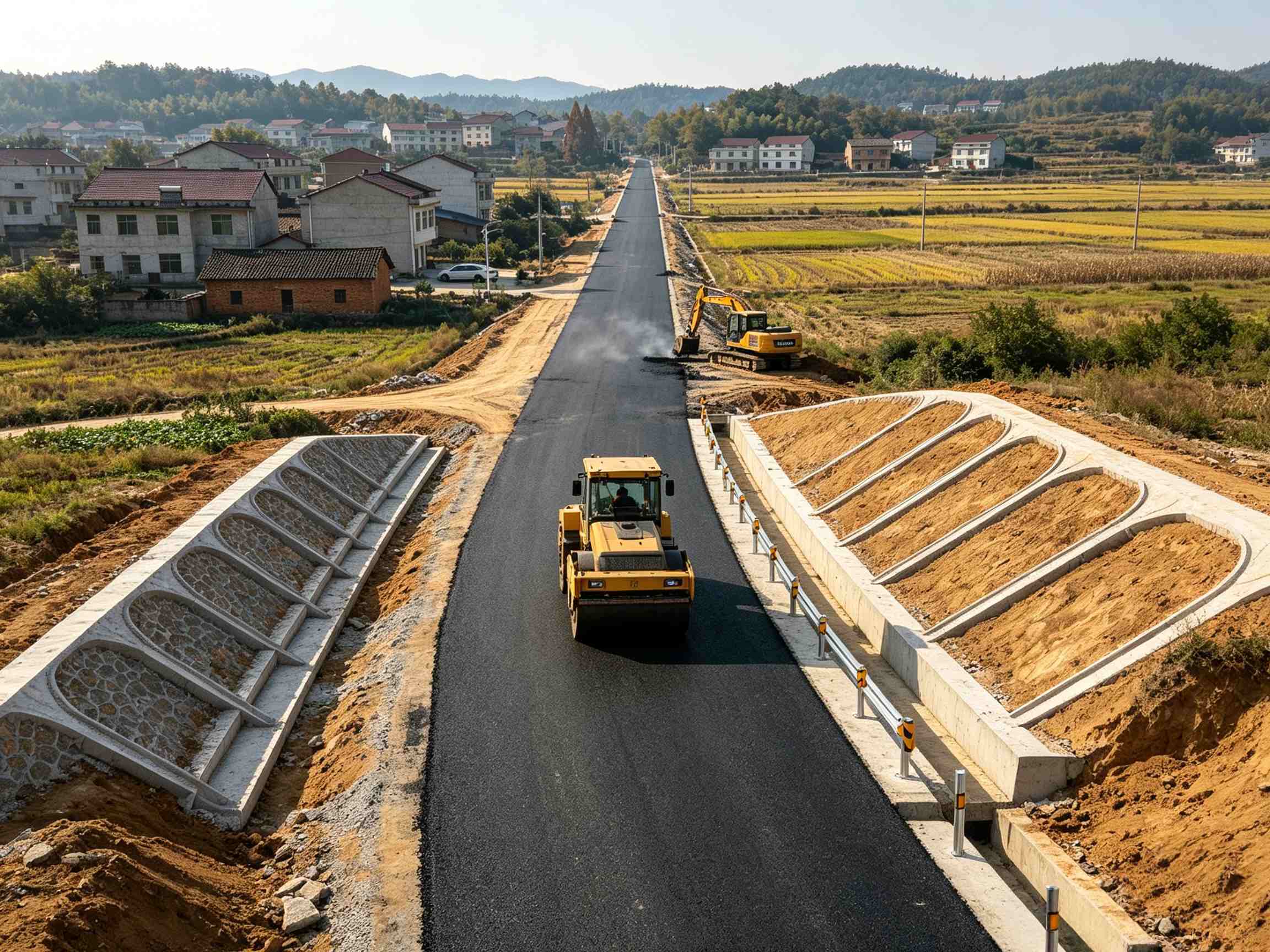 千山区 2025 年农村公路新改建工程